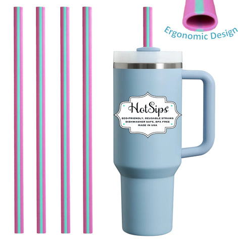 HotSips Reusable Straws - Extra Long (32oz - 44oz)